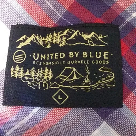 United By Blue Organic Cotton Button Up Shirt, VGUC - Picture 4 of 10